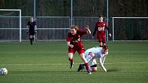 Z fotbalového utkání okresního přeboru Bohemia Poděbrady B - Polaban Nymburk B (0:2)