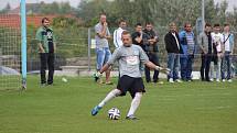Z fotbalového utkání I.A třídy Vykáň - Horky (1:1)