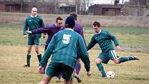 Z přípravného utkání Polaban Nymburk B - Loučeň (3:3).