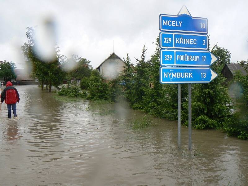 Povodeň ve Vestci a Křinci