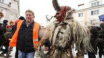 Krampus čerti v Lysé nad Labem v sobotu 4. prosince 2021.