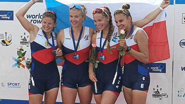 Alžběta Zavadilová má stříbro z mistrovství Evropy veslařů do 23 let