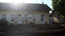 Železniční stanice v Křinci.