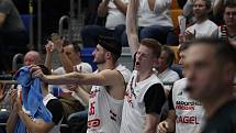 Z basketbalového utkání Ligy mistrů Nymburk - Bandirma (92:70)