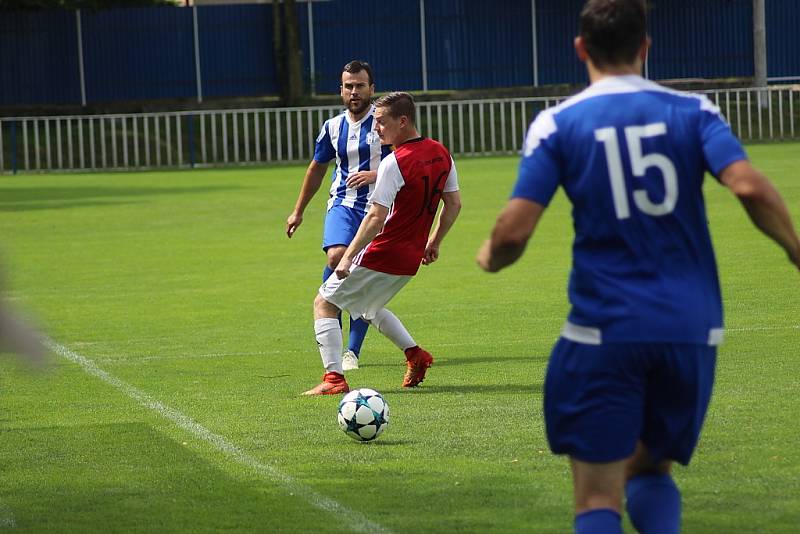 Z fotbalového utkání I.A třídy Union Čelákovice - Kosmonosy (3:3, PK 1:4)