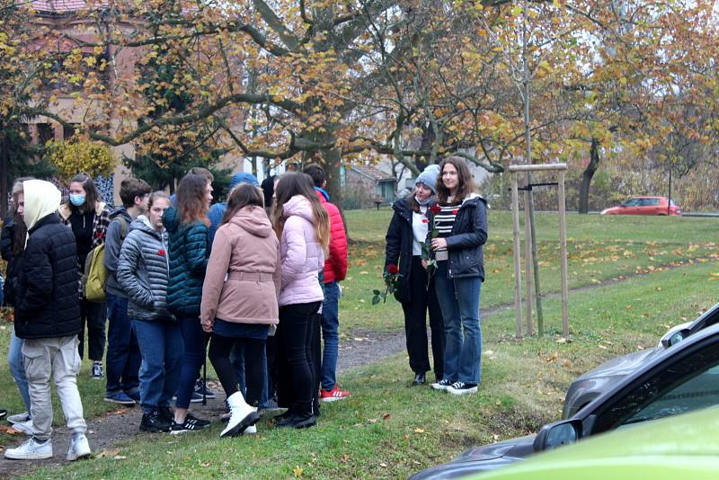 Připomínka Dne veteránů se uskutečnila v Parku hrdinů u památníků odbojářů ve čtvrtek od 11 hodin dopoledne.