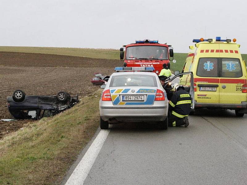 V sobotu po jedenácté dopoledne se na silnici z Jiřic do Benátek nad Jizerou stala vážná dopravní nehoda.