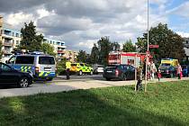 Vážná nehoda uzavřela ulici Za Nádražím v Poděbradech.
