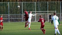 Z fotbalového utkání okresního přeboru Bohemia Poděbrady B - Polaban Nymburk B (0:2)