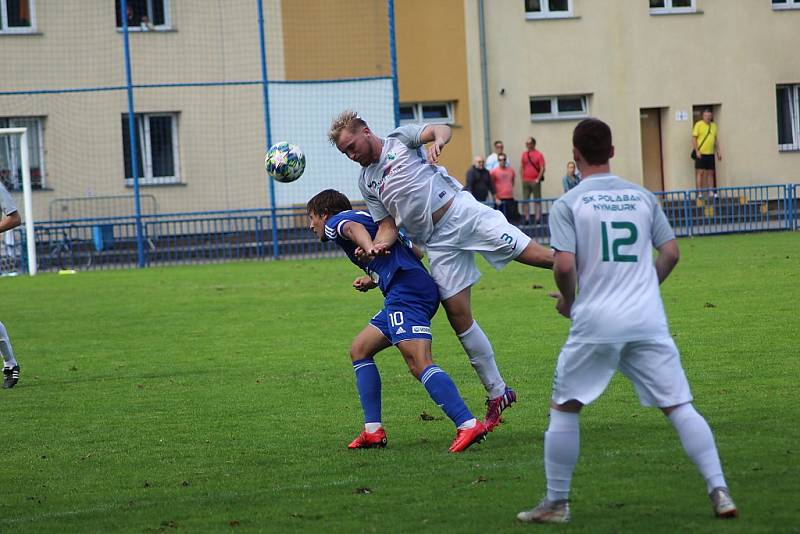 Z fotbalového utkání divize C FK Kolín - Polaban Nymburk (2:0)