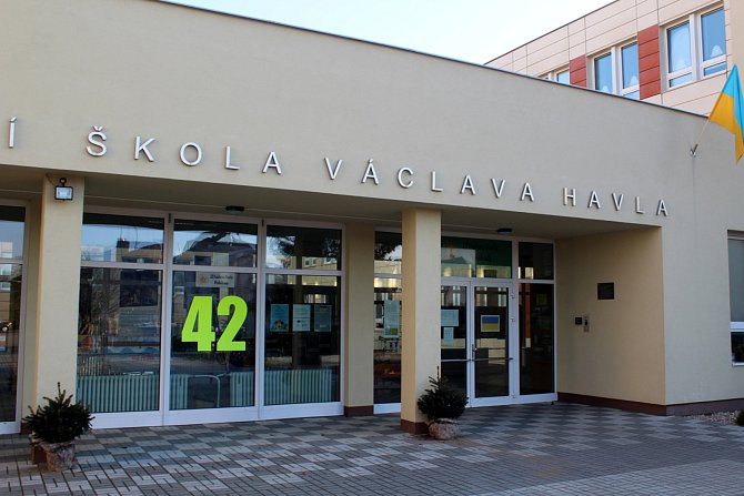 Základní škola Václava Havla v Poděbradech.