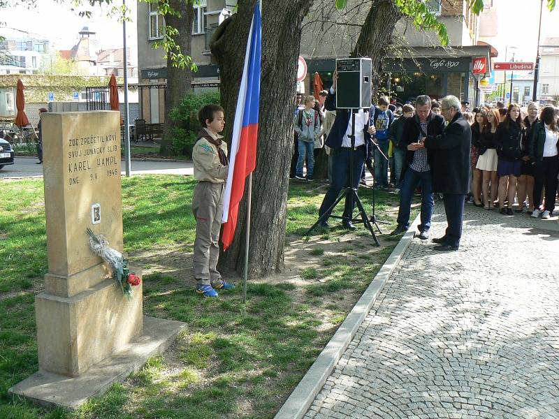 Pietní akce ke konci druhé světové války v Poděbradech