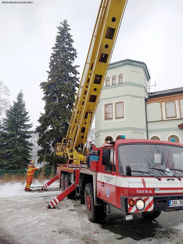 Nymburští drážní hasiči při zásazích v posledních dnech.