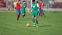 Z fotbalového utkání I.B třídy Pátek - Sadská (1:0)