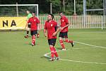 Z fotbalového utkání okresního přeboru Ostrá B - Hrubý Jeseník (4:0)