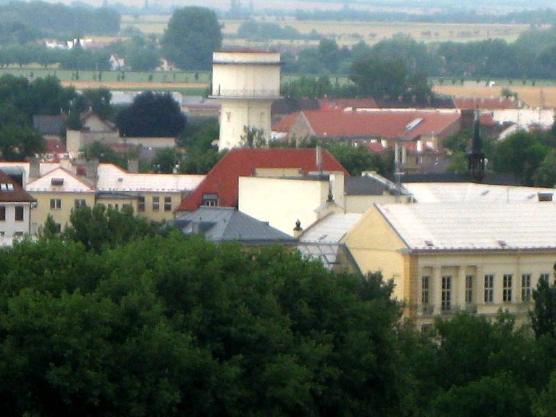 Ze střechy sladovny byla vidět panoramata celého regionu.