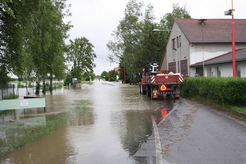 Povodeň ve Vestci a Křinci