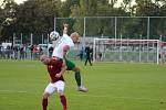 Z fotbalového utkání krajského přeboru Bohemia Poděbrady - Polaban Nymburk (2:0)