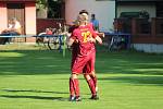 Z fotbalového utkání I.A třídy Slovan Poděbrady - Pšovka Mělník (4:1)