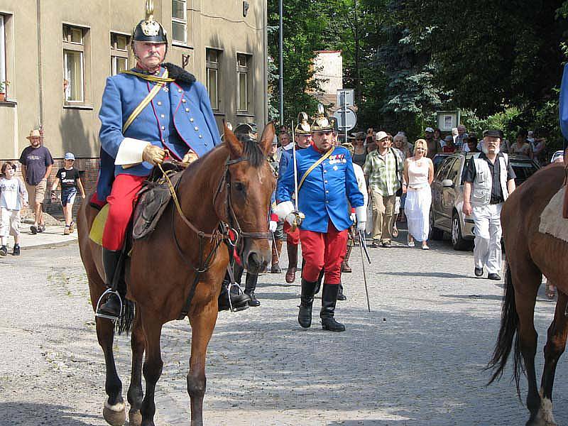 Dragouni prošli Nymburkem