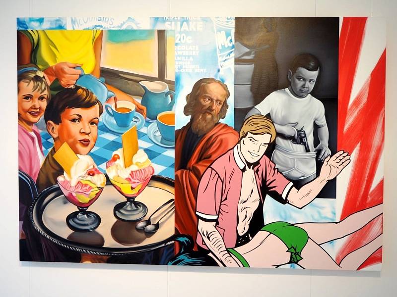 V poděbradské Galerii Ludvíka Kuby vystavuje Pasta Oner.