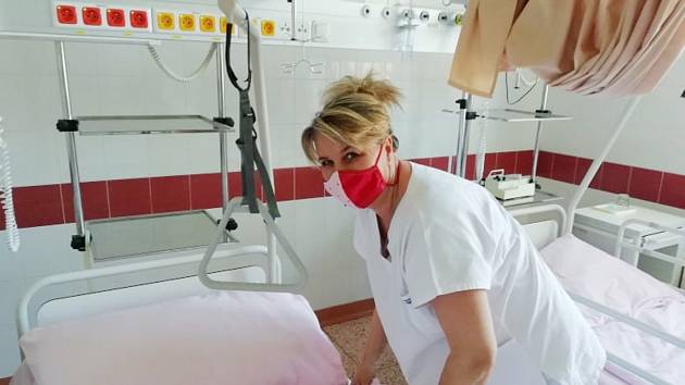 Dana Koldinská pracuje jako zdravotní sestra v městecké nemocnici.