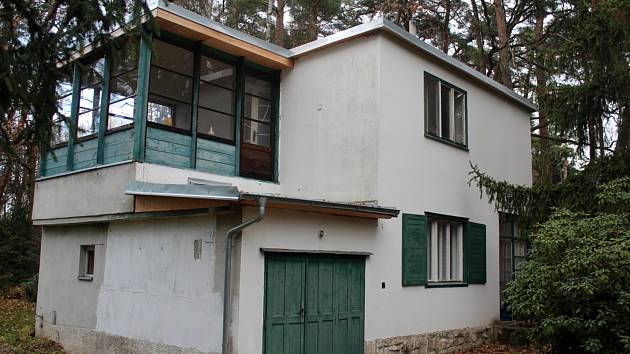 Hrabalova chata v Kersku. 