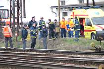 Záchranáři zasahovali v noci u železničního neštěstí.