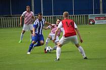 Z fotbalového utkání I.A třídy Union Čelákovice - Kosmonosy (3:3, PK 1:4)