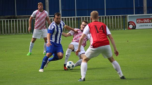 Z fotbalového utkání I.A třídy Union Čelákovice - Kosmonosy (3:3, PK 1:4)