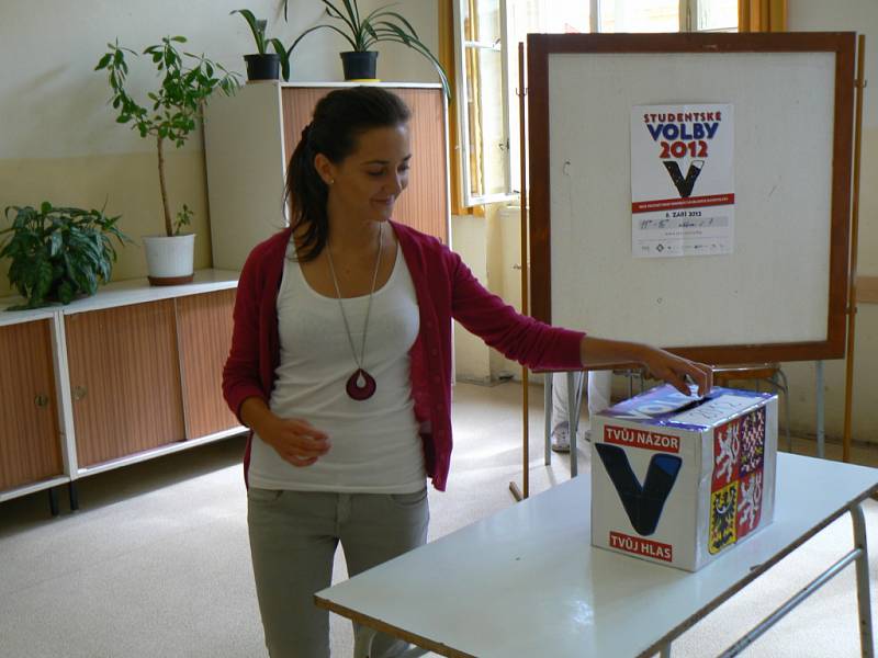 Studentské volby na nymburském gymnáziu