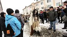 Krampus čerti v Lysé nad Labem v sobotu 4. prosince 2021.