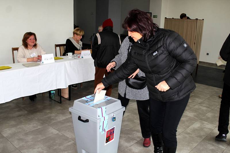 Mezi prvními byli hlavně senioři, ale přišli i zástupci střední generace a jeden mladší pár.