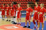 Z basketbalového utkání FIBA Eurocup Women Nymburk - Namur Capitale (70:41)