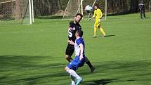 Z fotbalového utkání I.A třídy Slovan Poděbrady - Pšovka Mělník