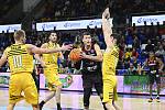 Z basketbalového utkání Ligy mistrů Tenerife - Nymburk (84:89).