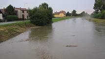 V pondělí večer Mrlina překročila výšku dvou metrů