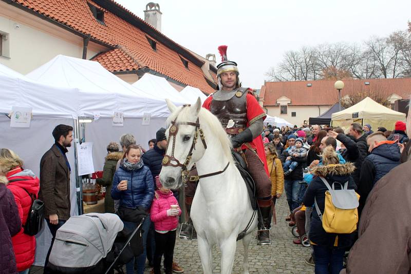 Ze Svatomartinských trhů v Poděbradech v sobotu 13. listopadu 2021.