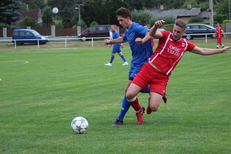 Fotbalisté Velimi si přivezli dva body z Nespek