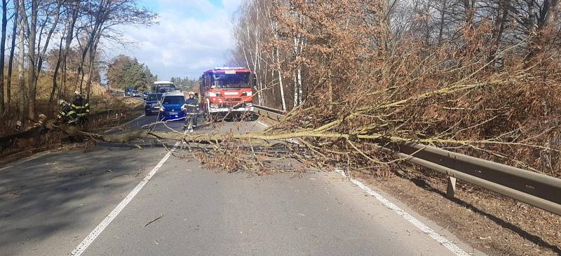 Na 430 se celkově vyšplhala bilance zásahů středočeských hasičů souvisejících se silným větrem na sklonku uplynulého týdne.