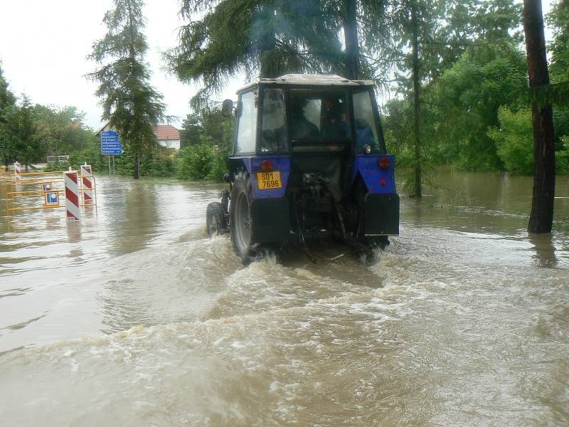 Povodeň ve Vestci a Křinci