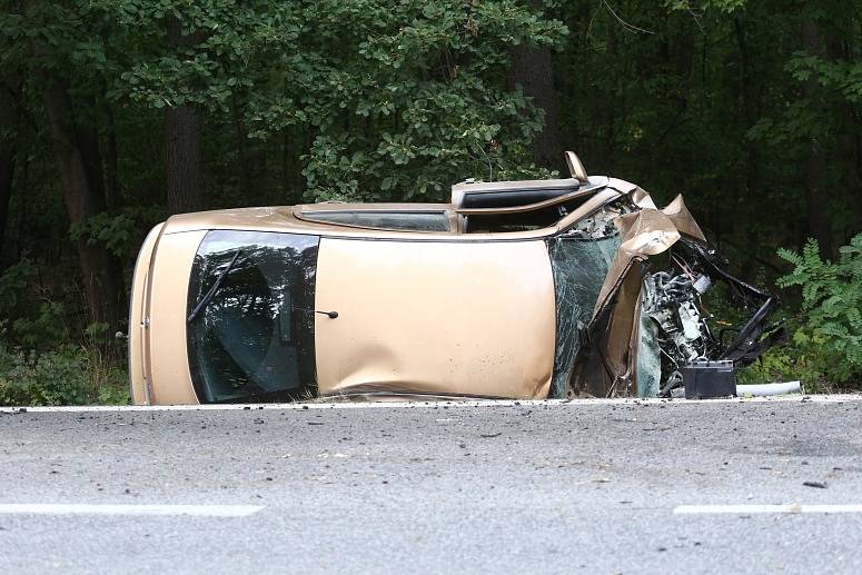 Nehoda u Dlouhopolska ve čtvrtek 18. srpna 2022.