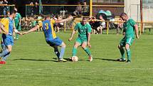 Z fotbalového utkání okresního přeboru Přerov nad Labem - Všejany (3:2)