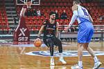 Z basketbalového utkání Ligy mistrů  Igokea - Nymburk (76:69).