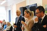 Usměvavý sympatický velvyslanec Italské republiky v České republice J.E. Aldo Amati navštívil v pátek Poděbrady.