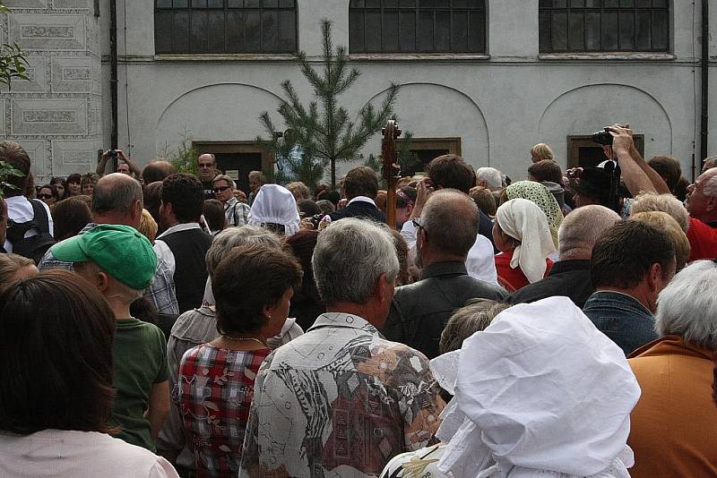 V Přerově nad Labem zažili dožínkovou  slavnost V zámku a podzámčí.