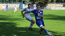 Z fotbalového utkání divize C FK Kolín - Polaban Nymburk (2:0)