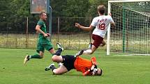 Z fotbalového utkání I.A třídy Polaban Nymburk - Bohemia Poděbrady (3:1)