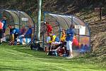 Z fotbalového utkání krajského přeboru Poříčí nad Sázavou - Bohemia Poděbrady (2:1)