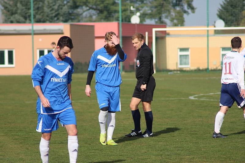 Z přípravného fotbalového utkání Velim - Poříčany (2:1)